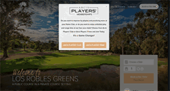 Desktop Screenshot of losroblesgreens.com