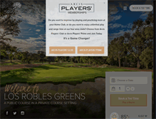 Tablet Screenshot of losroblesgreens.com